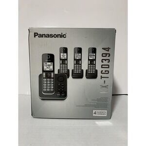Panasonic KX-TGD394 4 Handset Answering System Phone Caller ID Waiting & Block